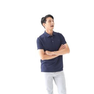 Áo polo nam YODY áo thun nam vải mắt chim gia đình có cổ chất liệu cao cấp thoáng mát co giãn APM7459