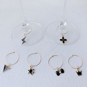 Creative Cup Identifier Party Wine Glass Marker Water Cup Recognition Tool Wedding Banquet Event Cup Distinguisher Label