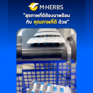 ยาแคปซูลสมุนไพร ตรา เอ็ม เฮิร์บ 30 caps