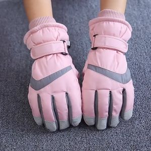 Găng tay nam nữ chống nước lót lông cao cấp giữ ấm mùa đông HAKY053 thiết kế thời trang cảm ứng điện thoại mượt