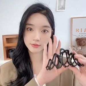 Jepit Rambut Korea Jedai Fashion Gelombang Wanita Elegan