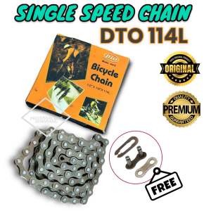( DTO 114L ) Rantai Single Speed Sepeda BMX / Fixie / Mini / Jengki / Seli Sepeda Lipat Chain Sepeda Single Speed