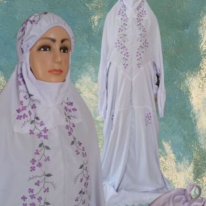 Mukena Terusan Dewasa Bordir  Mukena Langsungan  Rukuh Dewasa  free tas cantik