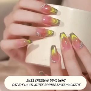 MISS CHEERING DUAL LIGHT CAT EYE UV GEL KUTEK DOUBLE SHINE MAGNETIK