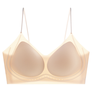 MiiOW | Cat Woman Invisible Foundation Liquid Thin Strap Ice Silk Cool Feeling Bra Womens Underwear Gather Small Chest Summer Thin