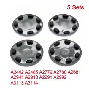 5Sets New For Macbook Pro Air 14" 13" 15" 16" Bottom Case Rubber Feet Foot A2681 A2442 A2485 A2779 A2780 A2941 2021-2023 Years