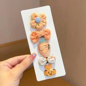 WAMEN | Non-hair Damaging Full Cloth Anti-slip Design Baby Hair Clips