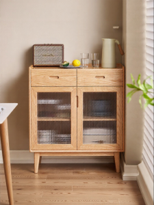 YUANSHI YUANSU | Oak Solid Wood Sideboard Storage Cabinet