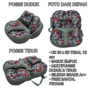 Sofa Bayi Multifungsi jumbo duduk Dengan Gesper Sabuk Pengaman Free Bantal Peyang