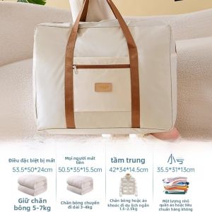 Túi Đựng Chăn Vải Oxford Túi Đựng Quần Áo Quần Áo Chăn Bông Túi Đóng Gói Chuyển Nhà Sức Chứa Lớn Túi Chờ Sinh Hành Lý Du Lịch