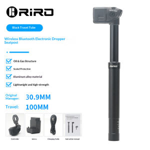 Cốt Yên Xe Đạp Điện Không Dây RIRO Dành Cho Xe Đạp Địa Hình Enduro MTB Và Xe Đạp Đường Trường - Cốt Yên Nâng Hạ Bằng Nhôm Đường Kính 27.2-30.9-31.6mm Chiều Dài 100-125mm