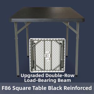 Foldable Multipurpose Plastic Square Table
