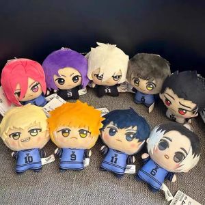 10cm Blue Lock Plush Toy Stuffed Game Anime Figure Dolls KeyChain Pendant Backpack Charm Anime Peripheral Creative Birthday Gift