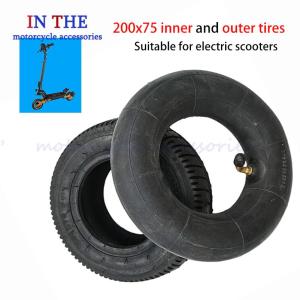 High Quality 8 inch Pneumatic Tyre 200x75 Outer Tyre Inner Tube 200*75 Tyre for Electric Scooter Go Kart Accessory