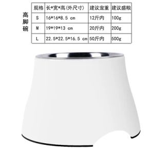 Non-Slip Stainless Steel Pet Bowl Dog Food Basin Water Bowl Neck Protection Anti-Flip Dog Bowl Cat Bowl Slow Feeding Bowl