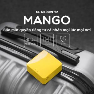 GL. iNET GL mt300n/V2 Mango không dây mini di động VPN Bộ định tuyến du lịch điểm phát sóng di động trong Túi Cầu lặp wifi