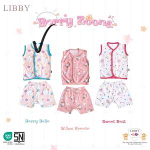 Libby Setelan Kutung Kancing Celana Pendek