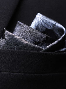LIESHANG | Floral Patterned Mens Suit Pocket Square British Style