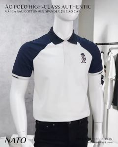 Áo Thun Polo Nam DLO Vải Cotton Cá Sấu Cao Cấp Đẹp Tay Ngắn Có Cổ Màu Trắng Đen Đỏ Xanh Navy Trơn Họa Tiết NATO
