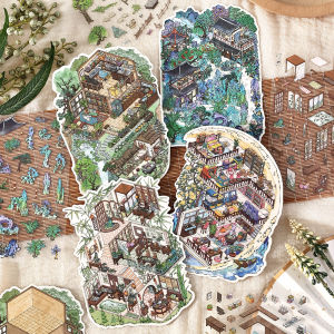 Antique Miniature DIY Stereoscopic Sticker