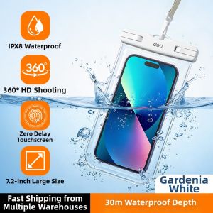deli | Waterproof Pouch Touchscreen Compatible for Swimming Spa Use