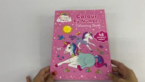 Unicorn Magic Colour by Number Book To Learn About Colour For Children Ages 3-7