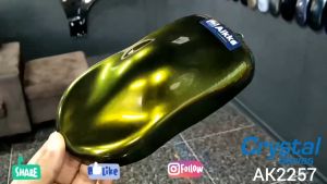 AIKKA AK2257 Palma Green | Crystal Series | Automotive 2K Car Paint Motor Color Aerosol Spray Bottle Cat Kereta DIY 车漆