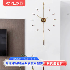 นาฬิกาตั้งโต๊ะแบบเรียบง่ายสไตล์ยุโรป นาฬิกาติดผนังแบบเงียบ นาฬิกาควอตซ์ ตกแต่งห้องนั่งเล่น นาฬิกาติดผนังขนาดใหญ่