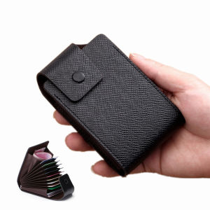 1ชิ้นกระเป๋าถือหนังที่ใส่บัตรเครดิตผู้ชายสำหรับกระเป๋าใส่บัตรสำหรับใส่บัตรเครดิตที่ใส่บัตรผู้ถือบัตรและเหรียญ