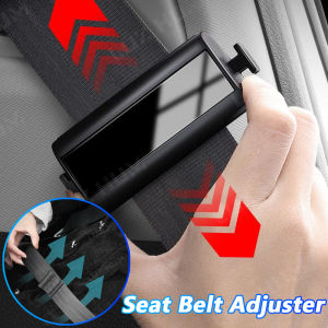 Car Seat Belt Adjuster Free-Adjustment Auto Shoulder Strap Adjuster Safety Belt Clip for Traveling Relieve Pressure/Friction