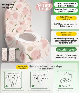 Youngtime | Disposable Waterproof Portable Toilet Seat Cover Non-woven Fabric