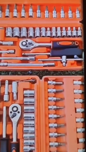 GREAT SHOP ชุดเครื่องมือ บล็อกชุด 46ชิ้น ขนาด 1/4" ชุดเครื่องมือช่าง ชุดประแจ ชุดลูกบล็อกอเนกประสงค์ ชุดประแจซ ชุดเครื่องมือช่าง สินค้าพร้อมส่งในไทย