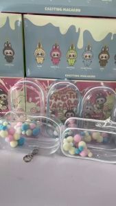 Labubu Transparent Acrylic Protective Case Organizer Doll Shell Accessories Storage Box