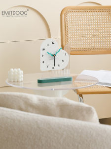 Đồng Hồ Tròn Hình Trái Tim EMITDOOG Trang Trí Phòng Khách Bàn Trang Trí Văn Phòng Sáng Tạo Tủ Đựng Đồ TV Lối Vào Nhà