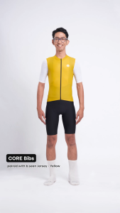 Bizkut Core Cycling Bib Shorts Bike Tights Bibshorts Padded for Men and Women L5