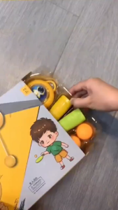 Mainan Latihan Pingpong Gantung Kanak Kanak Main Indoor Interaktif Ibu Bapa Fokus Latihan Mata Tangan Hanging Table Tennis Kids Training Device Old Indoor Ping Pong Educational Toys 悬挂式乒乓球儿童训练器1到3岁亲子互动室内6宝宝注意力益智玩具 A497