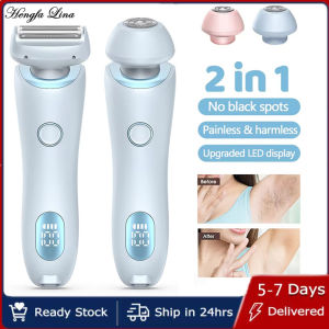 Hengfa Lina Painless Hair Removal Epilator USB Rechargeable Trimmer Women Body Razor Face Leg Armpit Bikini Hand Pubic Shaver Hair Remover