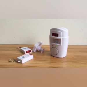 SAMUDRA BIRU ~ Alarm Anti Maling Infrared PIR Sensor Gerak 2 Remote Control - YL105