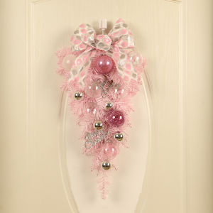 Trang Trí Giáng Sinh Trong Suốt Màu Hồng Treo Đèn Treo Trong Nhà Treo Cửa Treo Đèn Treo Cây Treo Đèn Treo Đèn Treo