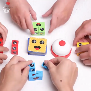 Crazy Face Puzzle | Face Change Rubiks Cube | Expression Changing Puzzle Building Blocks Family Game | Puzzel Kubus Block Balok Blok Susun Ekspresi Wajah Muka Mainan Edukatif Edukasi Anak