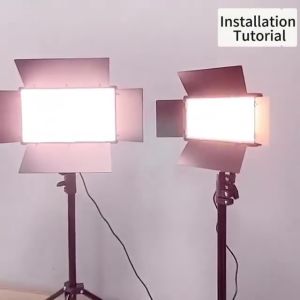 10" /12" PRO LED fill light professional DSLR camera photography light with baffle with tripod Kit