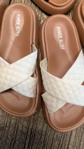 Sandal Wanita Terbaru/Sendal Wedges Selop Jelly Alina A809-K4/Sendal Karet Import Kekinian