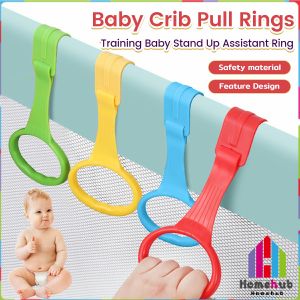 HB Baby Crib Pull Rings Training Ring for Walking Training Baby Stand Up Walker