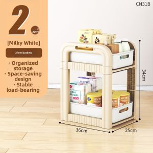Moveable Multi-Layer Book Bag Storage Rack