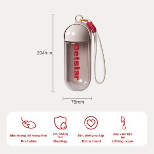 petstar | Chai Nước Dành Cho Thú Cưng Di Động