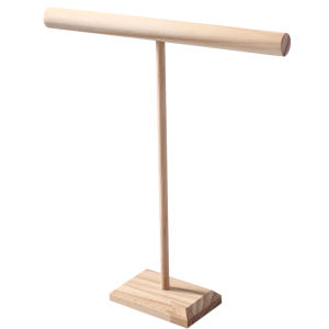 Wooden Necklace Jewelry Display Stand Long Necklaces Storage Rack Photography Props Earring Bracelet Stand Organizer
