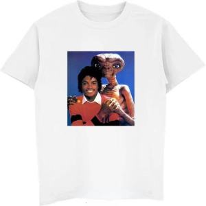 Hot Toys | Men T Shirt Women Tee Boys Girls Top Adults Children Parent Child Cotton kid Tshirts Michael Jackson ET Retro Graphic Funny Top
