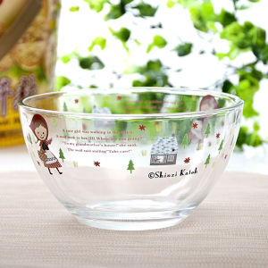 Lose Money Big Sale Creative Cartoon Glass Bowl Cute Household Heat Resistant with Cover Large Dessert Fruit Spicy Hot Pot Bowl