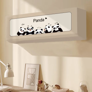 Vỏ Bảo Vệ Máy Lạnh Treo Tường Chống Bụi Đàn Hồi Phong Cách Hoạt Hình 2024 Mẫu Mới 15P2P Bảo Vệ Máy Lạnh Trong Nhà