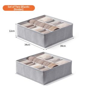 HALEXIONG | Adjustable Compartment Storage Organizer Box